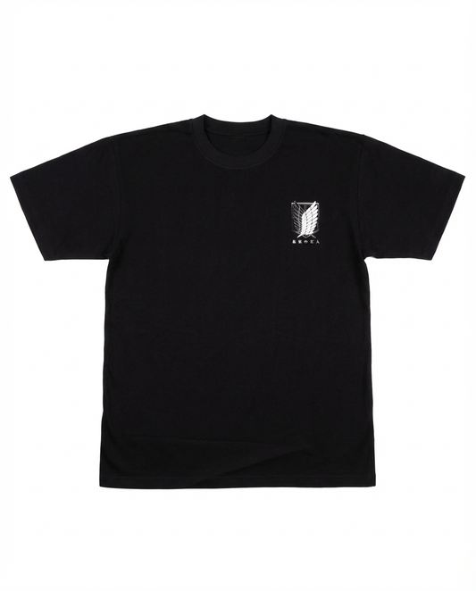 CAMISETA YMIR AOT OVERSIZE NEGRO